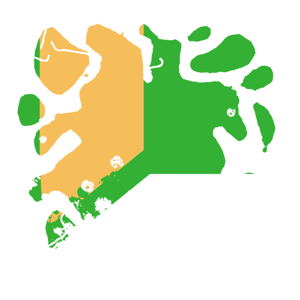 Biome Rust Map: Procedural Map, Size: 3600, Seed: 580620351