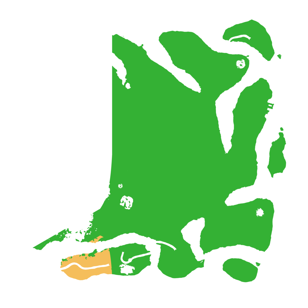 Biome Rust Map: Procedural Map, Size: 3500, Seed: 1026910842