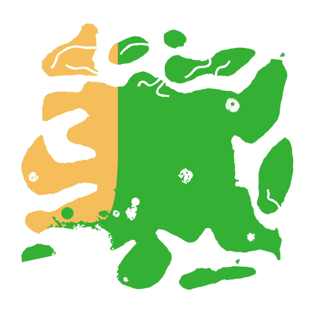 Biome Rust Map: Procedural Map, Size: 3500, Seed: 598349792