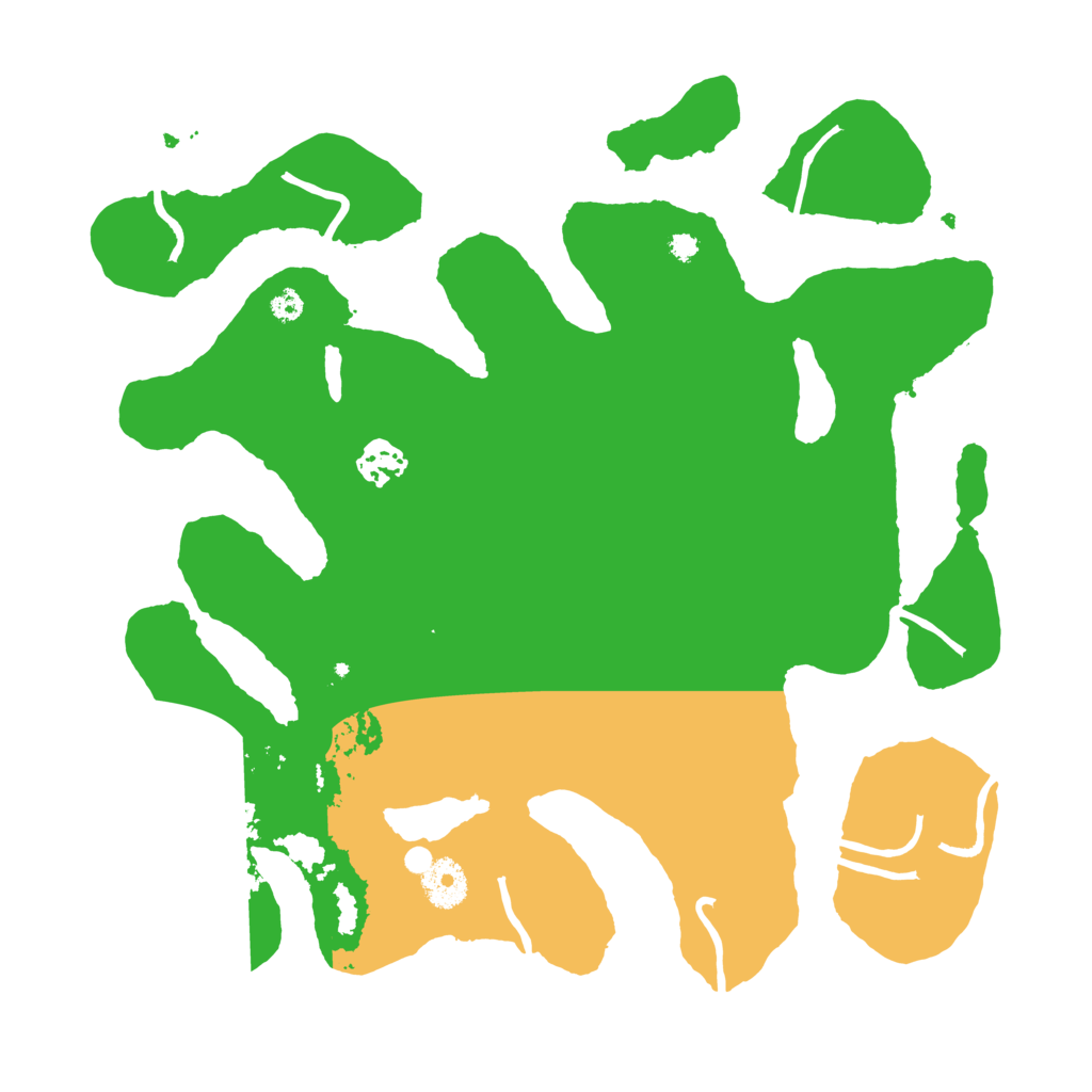 Biome Rust Map: Procedural Map, Size: 3500, Seed: 160087269