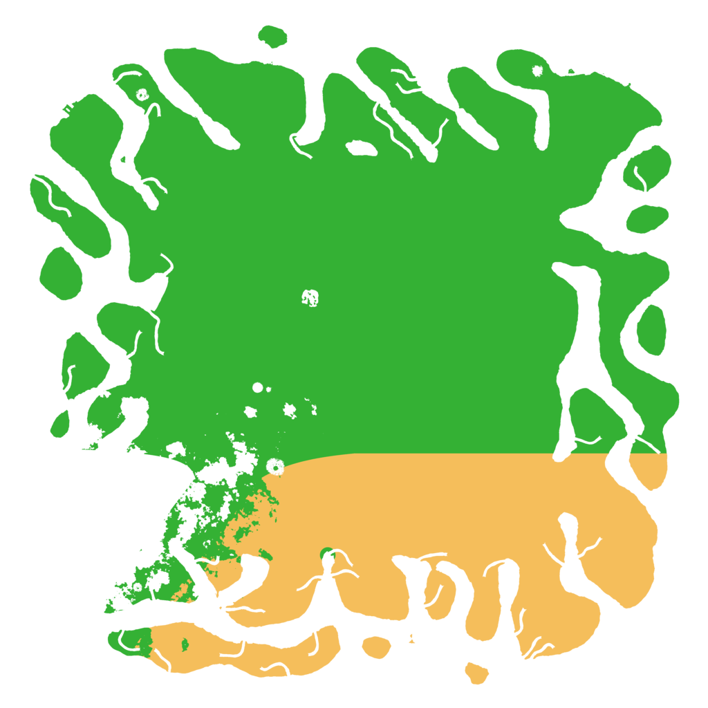 Biome Rust Map: Procedural Map, Size: 6000, Seed: 84524