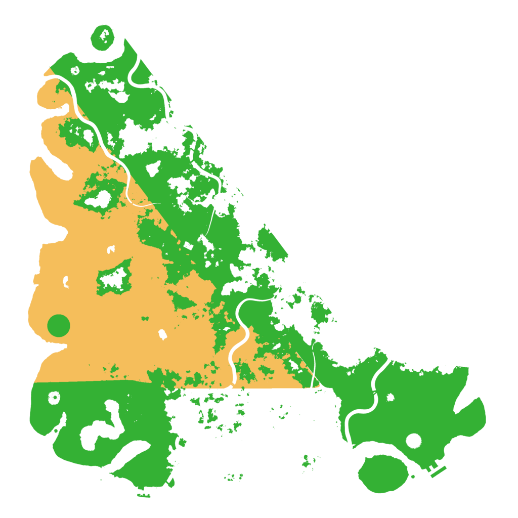Biome Rust Map: Procedural Map, Size: 6000, Seed: 1995998647