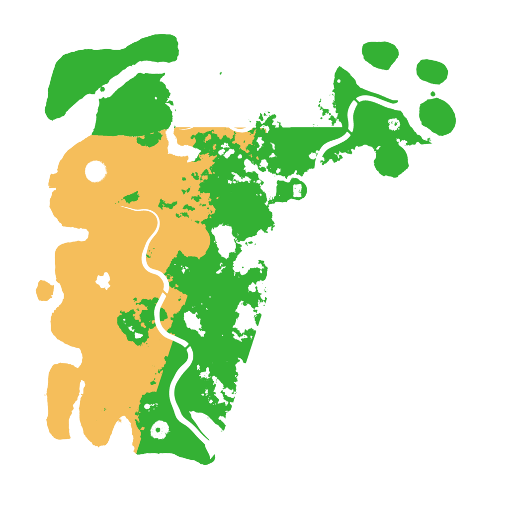 Biome Rust Map: Procedural Map, Size: 4200, Seed: 214152737