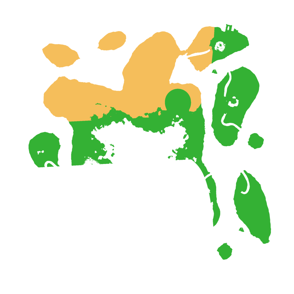 Biome Rust Map: Procedural Map, Size: 3000, Seed: 854492