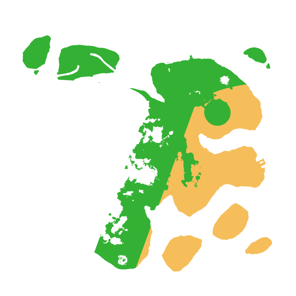 Biome Rust Map: Procedural Map, Size: 3000, Seed: 2020983530