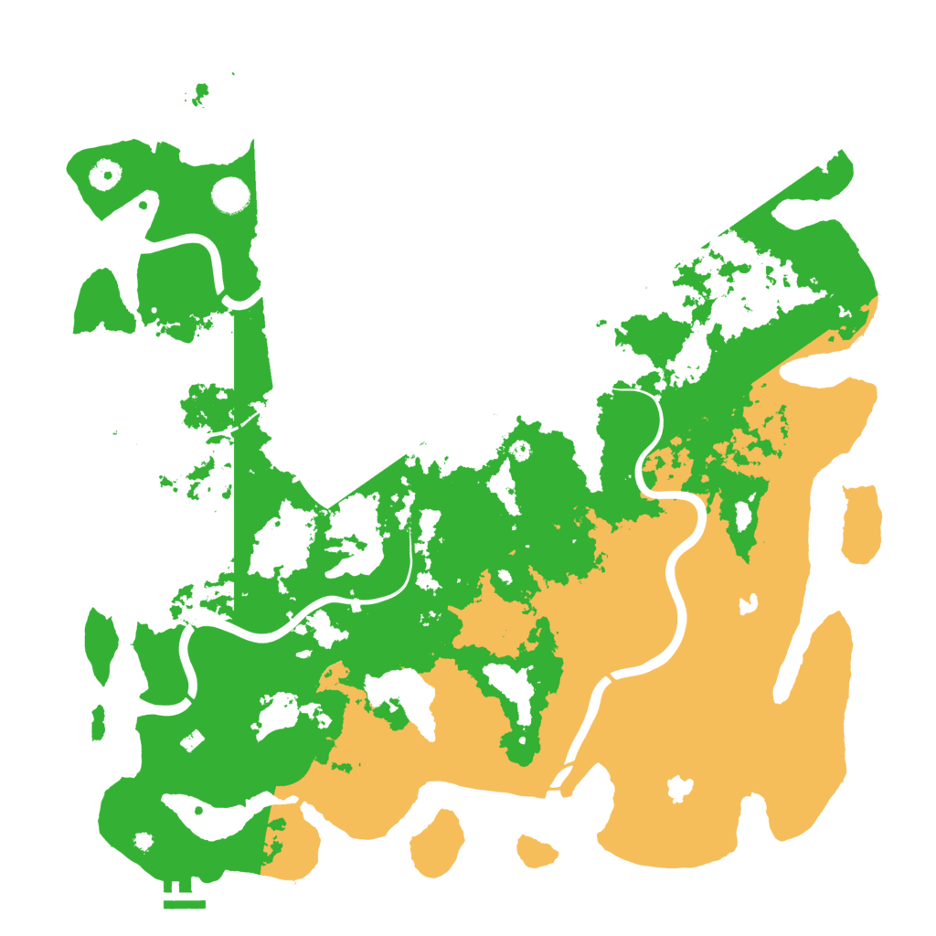 Biome Rust Map: Procedural Map, Size: 4500, Seed: 668877676
