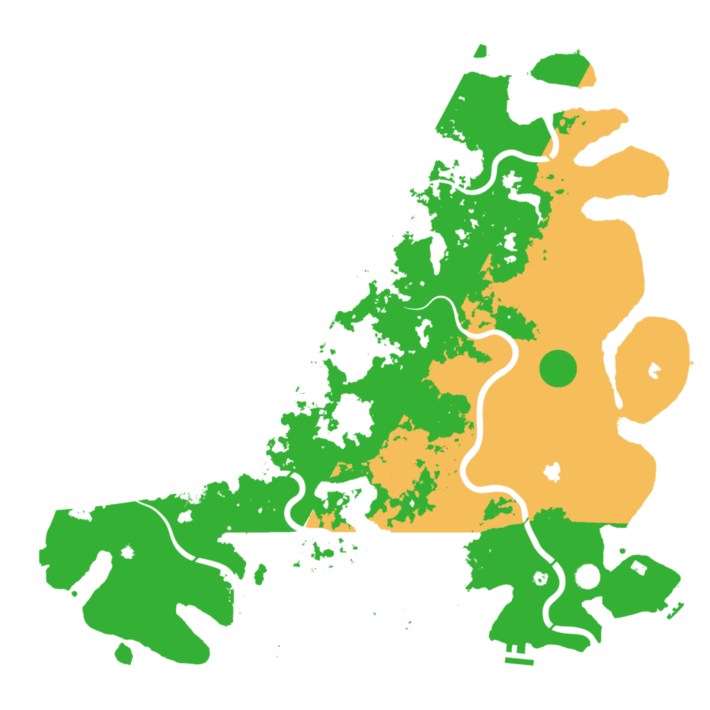 Biome Rust Map: Procedural Map, Size: 5000, Seed: 478162483