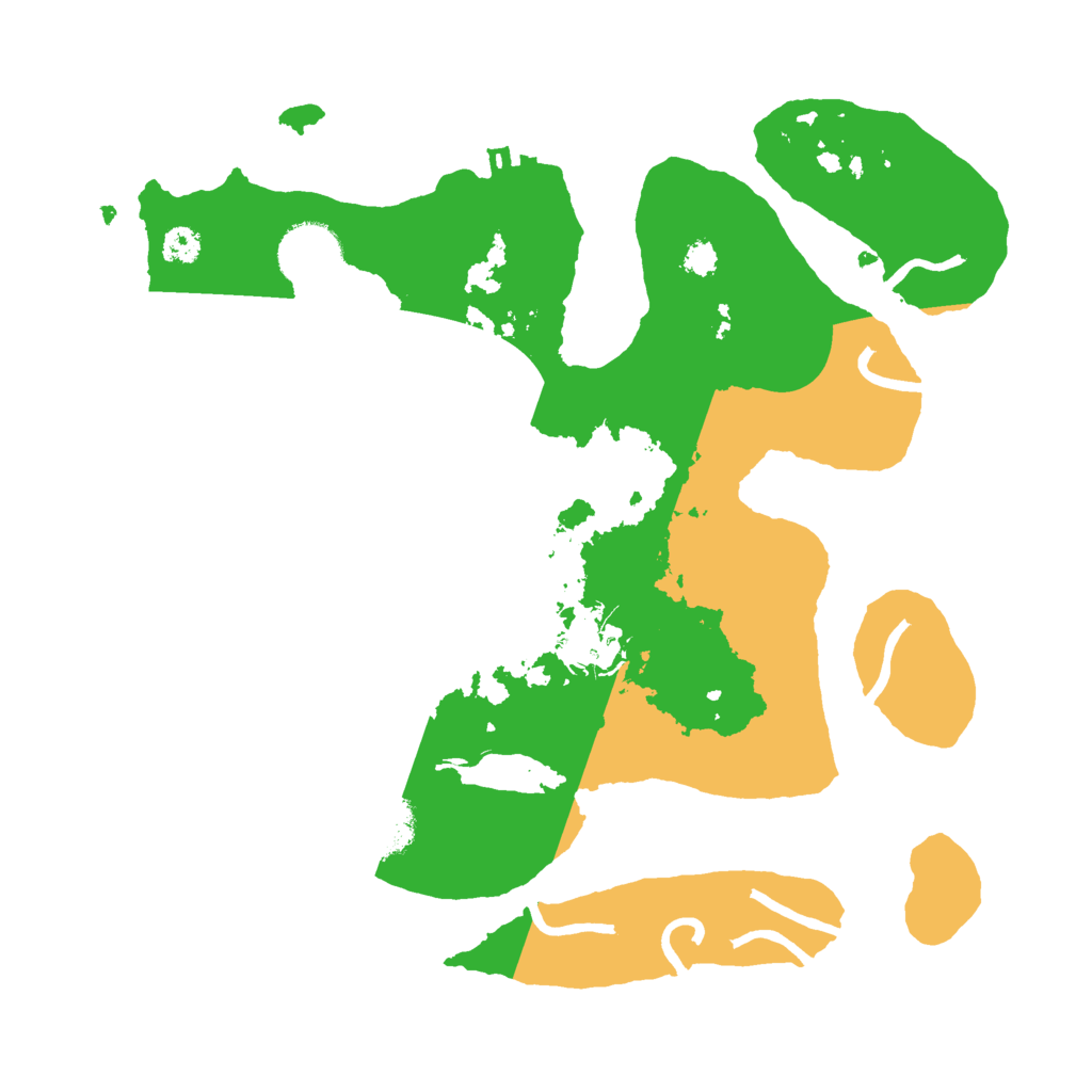 Biome Rust Map: Procedural Map, Size: 3000, Seed: 168173