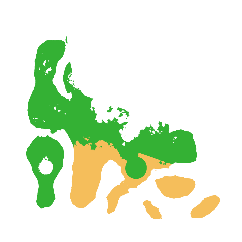 Biome Rust Map: Barren, Size: 3000, Seed: 1605999279