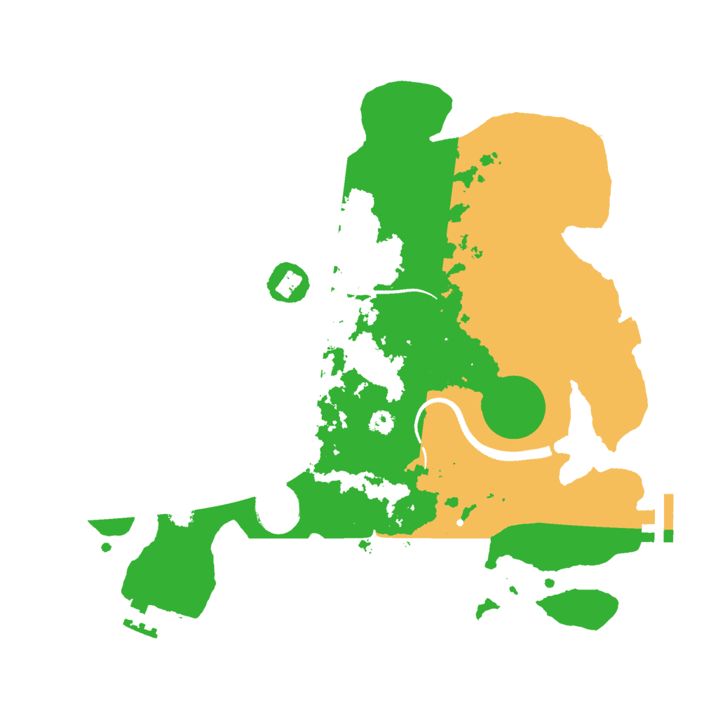 Biome Rust Map: Procedural Map, Size: 3000, Seed: 10987734