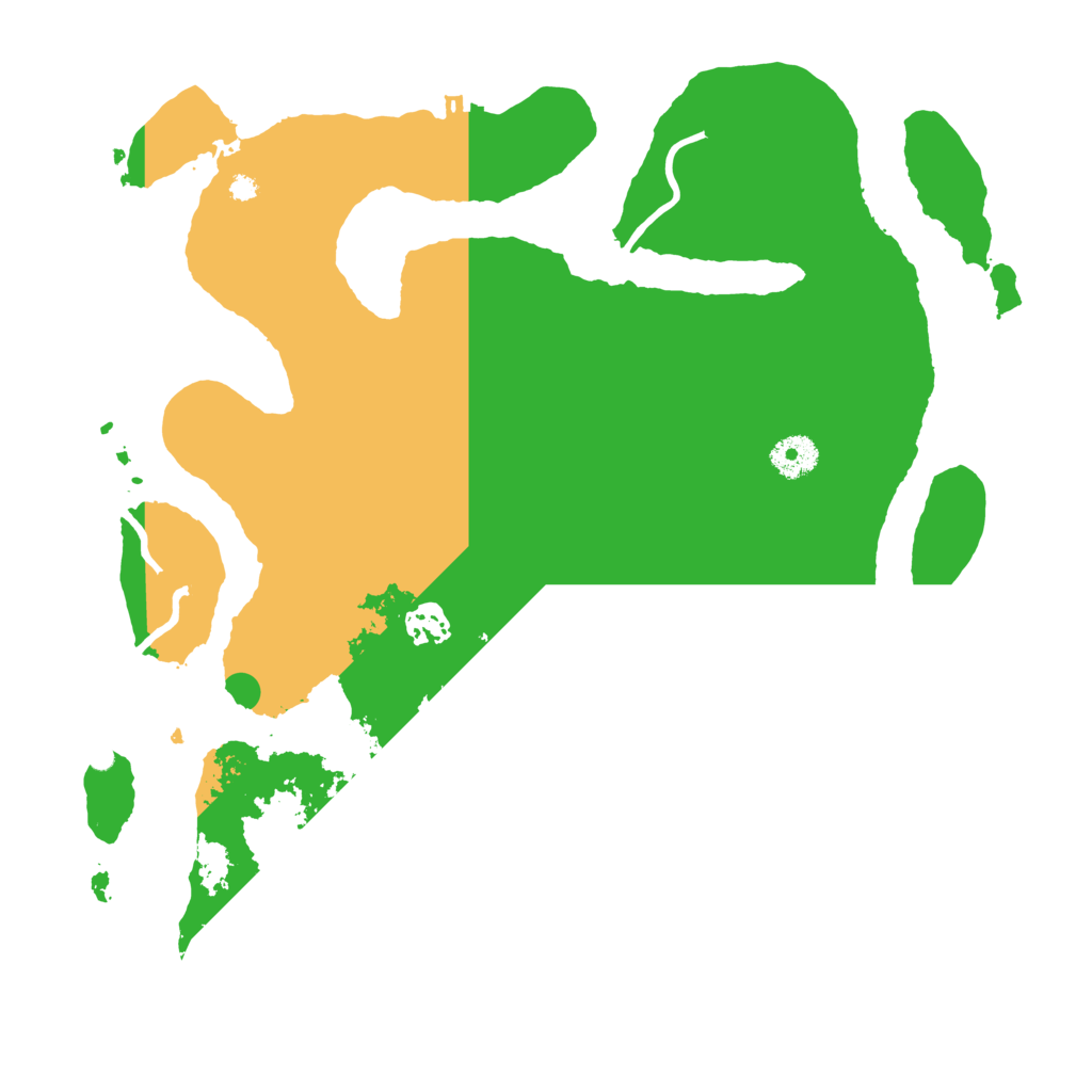 Biome Rust Map: Procedural Map, Size: 3700, Seed: 1666638342