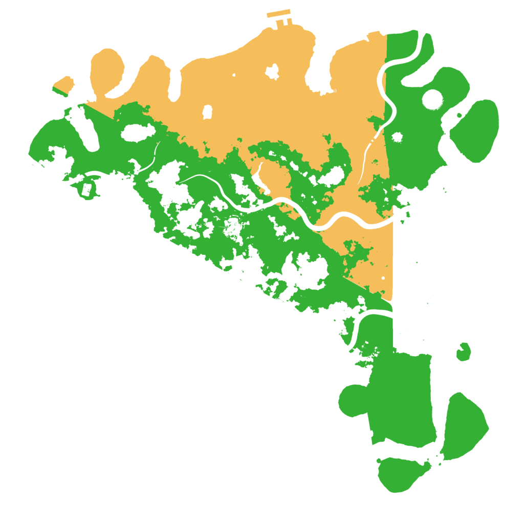 Biome Rust Map: Procedural Map, Size: 4500, Seed: 404078