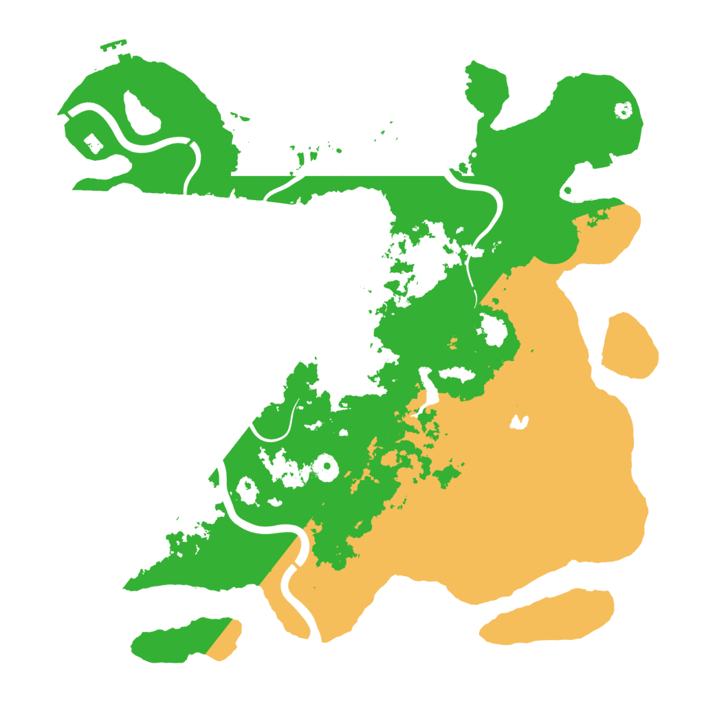Biome Rust Map: Procedural Map, Size: 4000, Seed: 1561364601