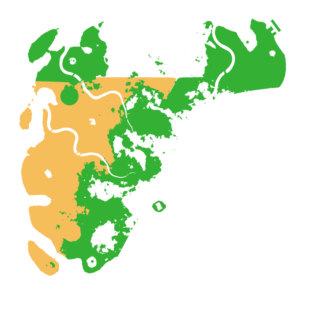 Biome Rust Map: Procedural Map, Size: 4500, Seed: 5209319