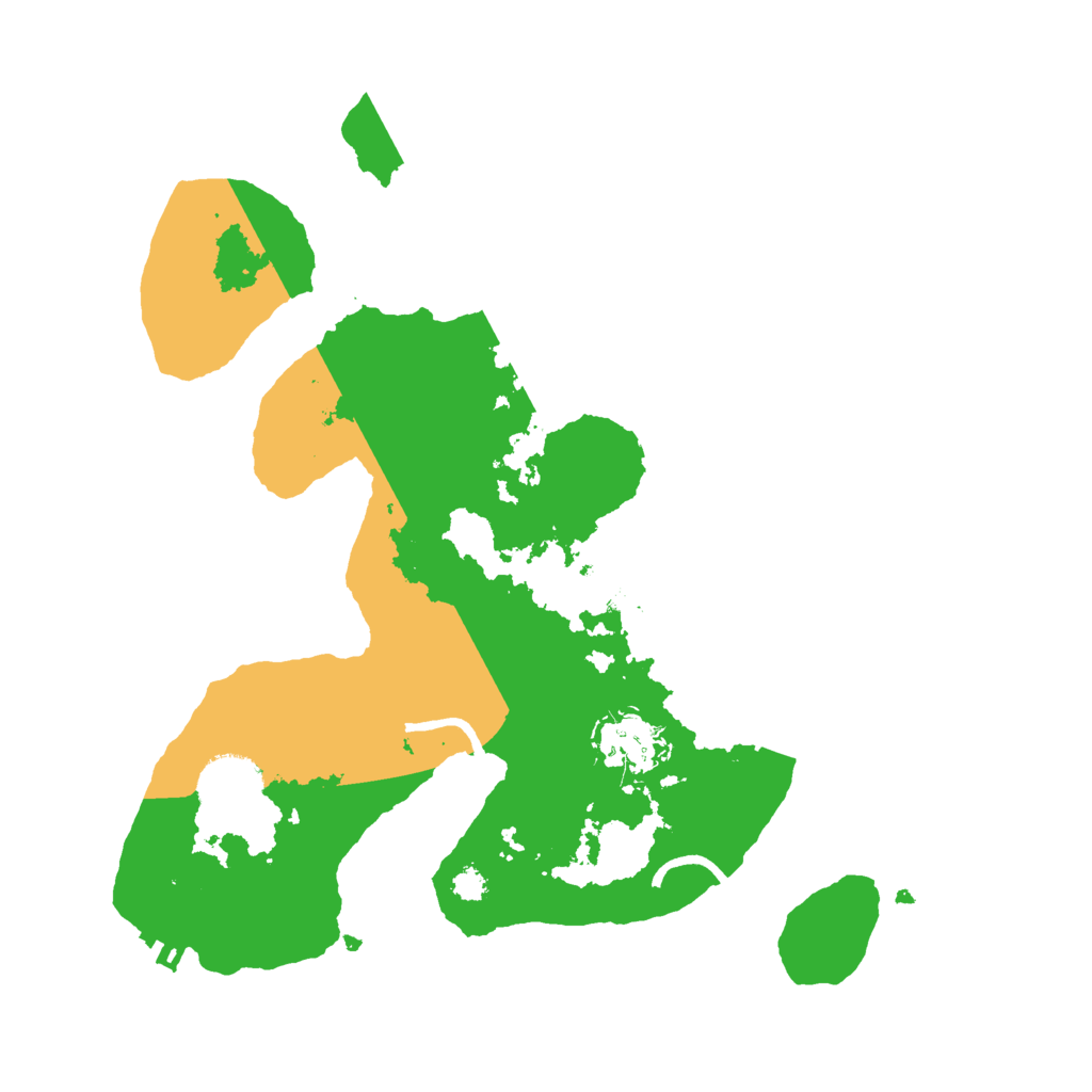 Biome Rust Map: Procedural Map, Size: 3000, Seed: 55236