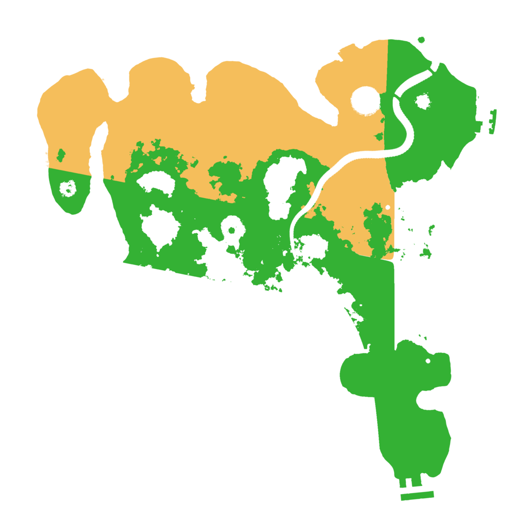 Biome Rust Map: Procedural Map, Size: 3210, Seed: 6738