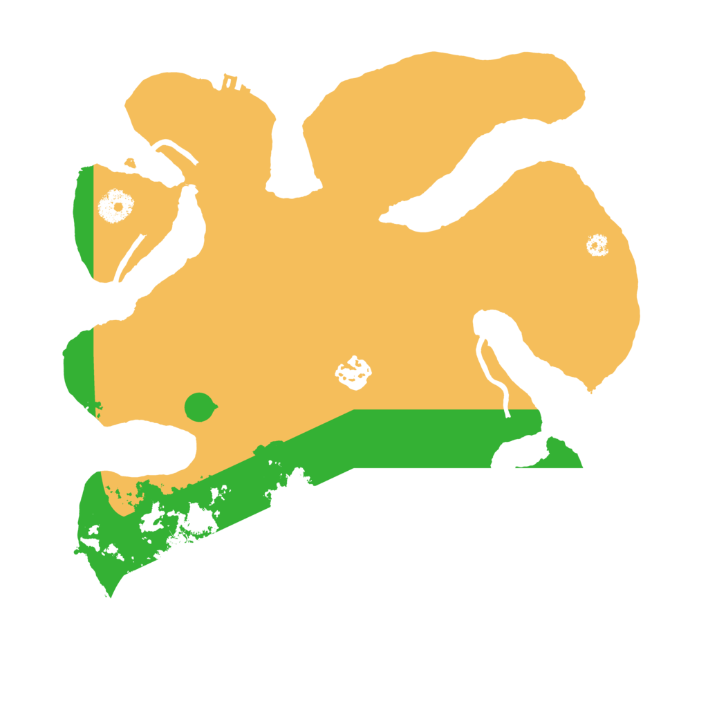 Biome Rust Map: Procedural Map, Size: 3200, Seed: 2418