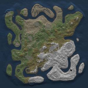 Thumbnail Rust Map: Procedural Map, Size: 4500, Seed: 2411, 18 Monuments