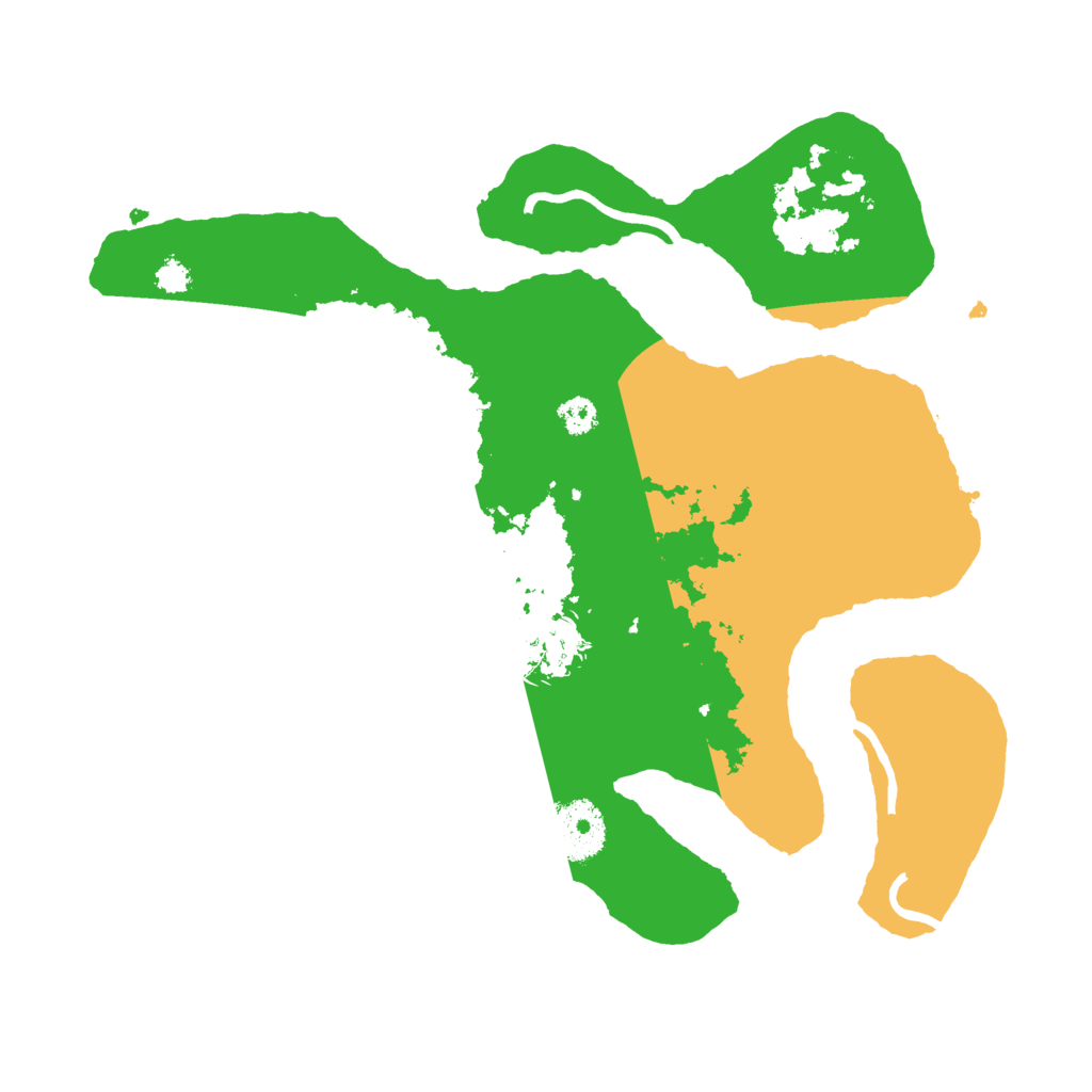 Biome Rust Map: Procedural Map, Size: 3000, Seed: 1100081397