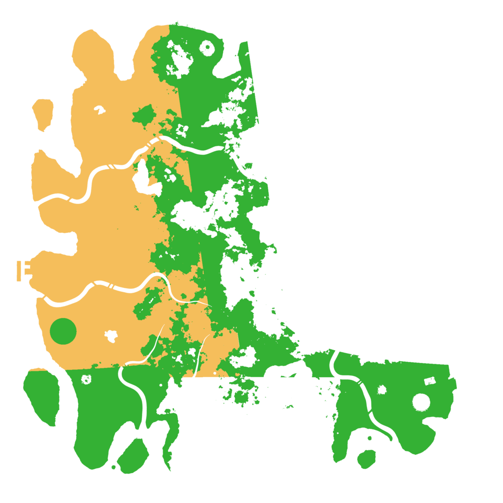Biome Rust Map: Procedural Map, Size: 5000, Seed: 15091998