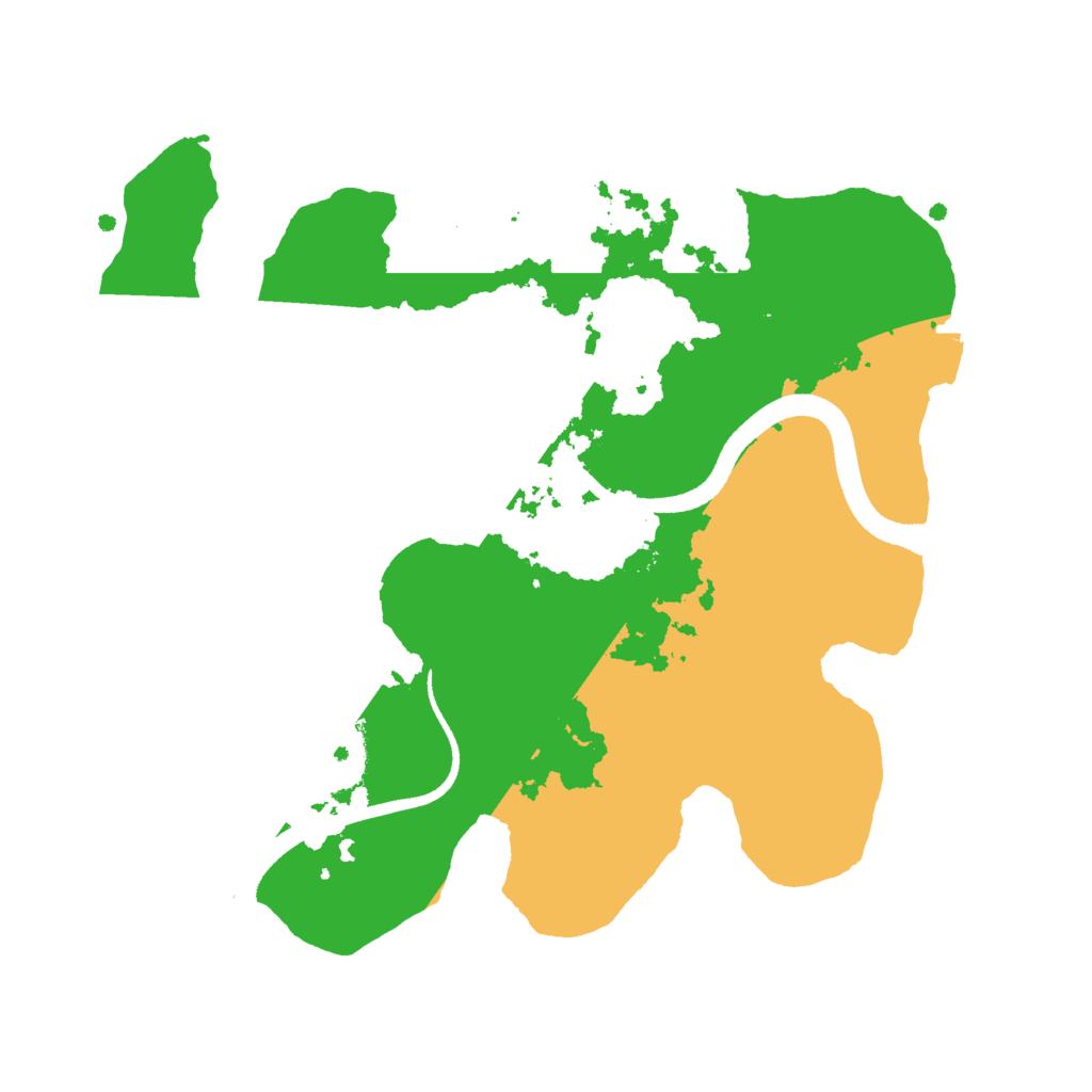 Biome Rust Map: Procedural Map, Size: 2500, Seed: 1668739431