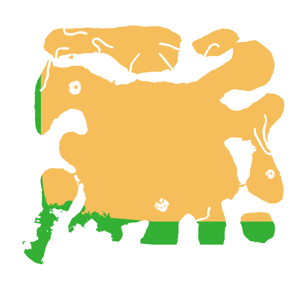 Biome Rust Map: Procedural Map, Size: 3500, Seed: 499705