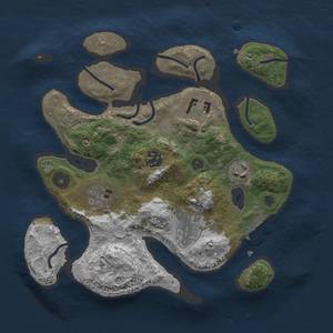 Thumbnail Rust Map: Procedural Map, Size: 2900, Seed: 3068, 11 Monuments