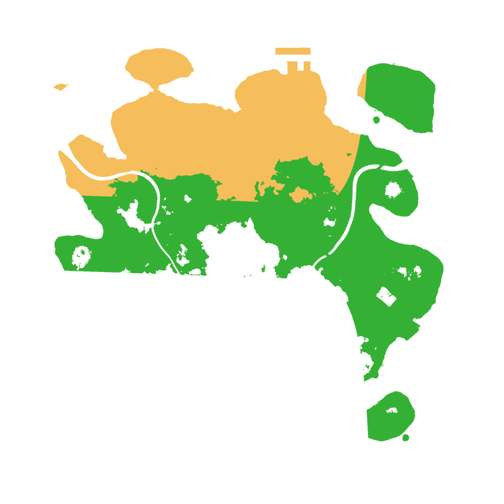 Biome Rust Map: Procedural Map, Size: 2900, Seed: 3068
