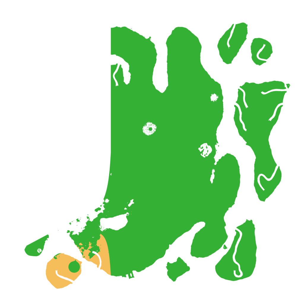 Biome Rust Map: Procedural Map, Size: 3500, Seed: 225668960