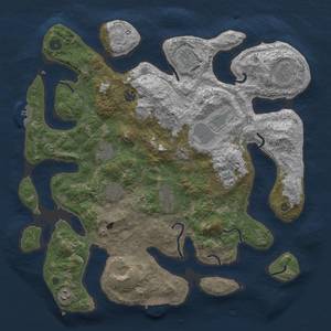 Thumbnail Rust Map: Procedural Map, Size: 4250, Seed: 534603162, 19 Monuments