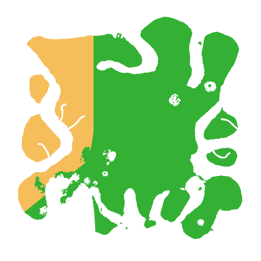 Biome Rust Map: Procedural Map, Size: 3500, Seed: 23088139