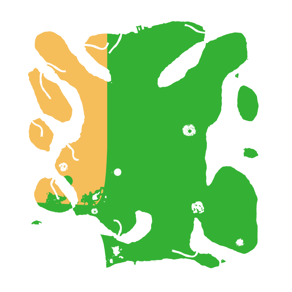 Biome Rust Map: Procedural Map, Size: 3500, Seed: 12088