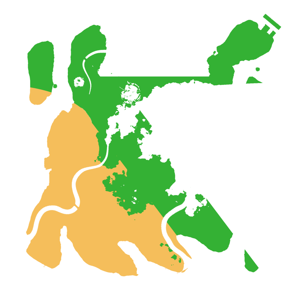 Biome Rust Map: Procedural Map, Size: 3000, Seed: 1087514635