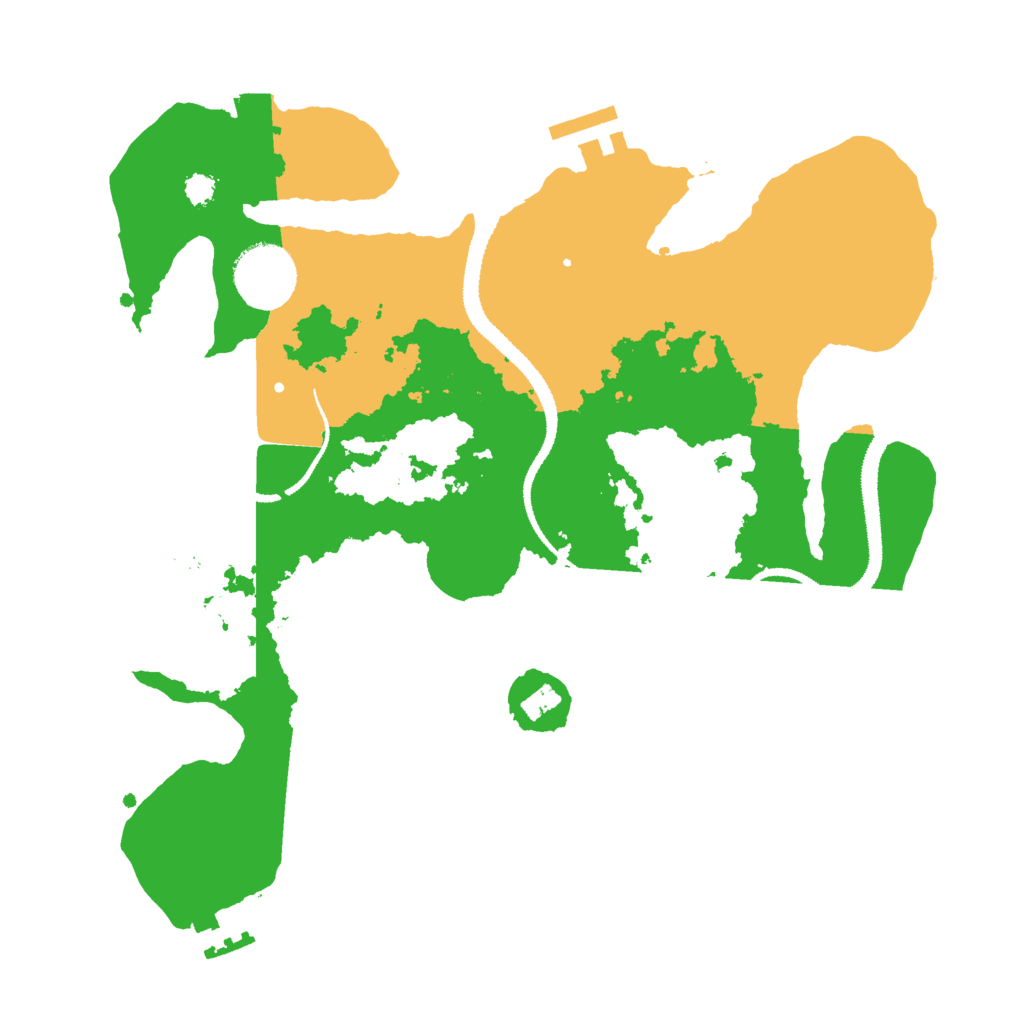 Biome Rust Map: Procedural Map, Size: 3000, Seed: 637964610