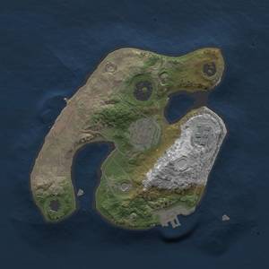 Thumbnail Rust Map: Procedural Map, Size: 2000, Seed: 1975, 10 Monuments