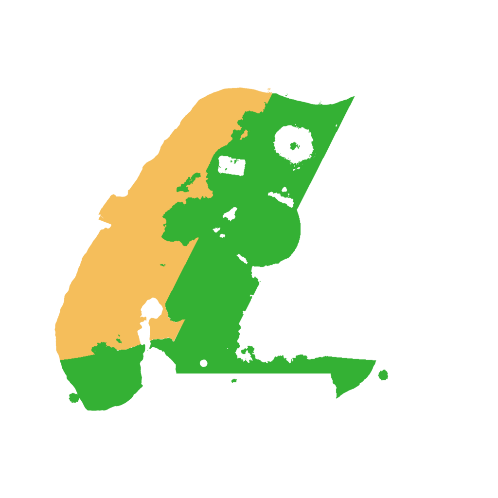 Biome Rust Map: Procedural Map, Size: 2000, Seed: 1975