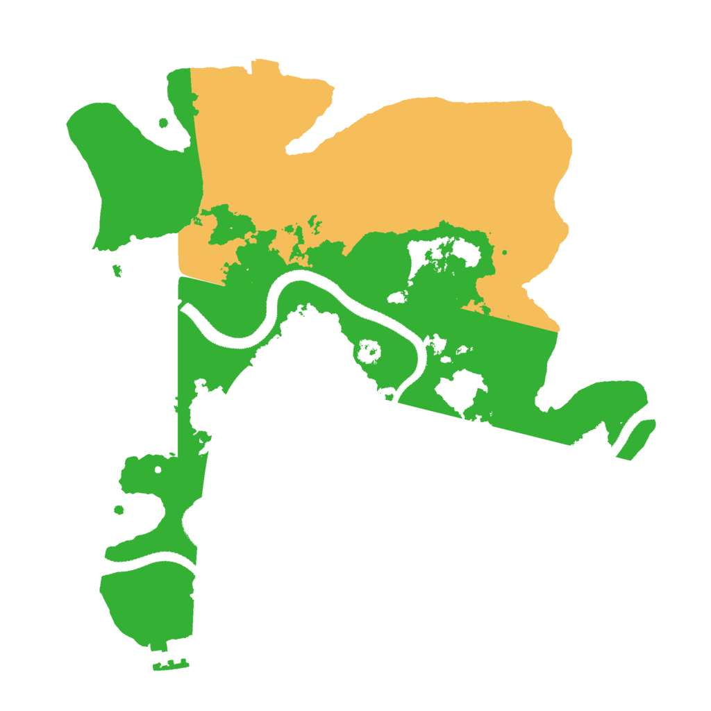 Biome Rust Map: Procedural Map, Size: 3000, Seed: 841131195