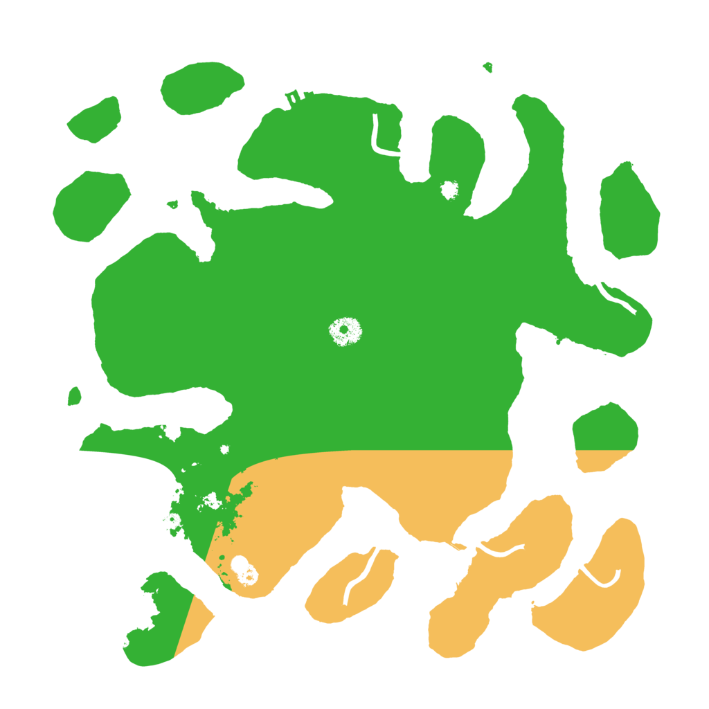 Biome Rust Map: Procedural Map, Size: 3500, Seed: 947988