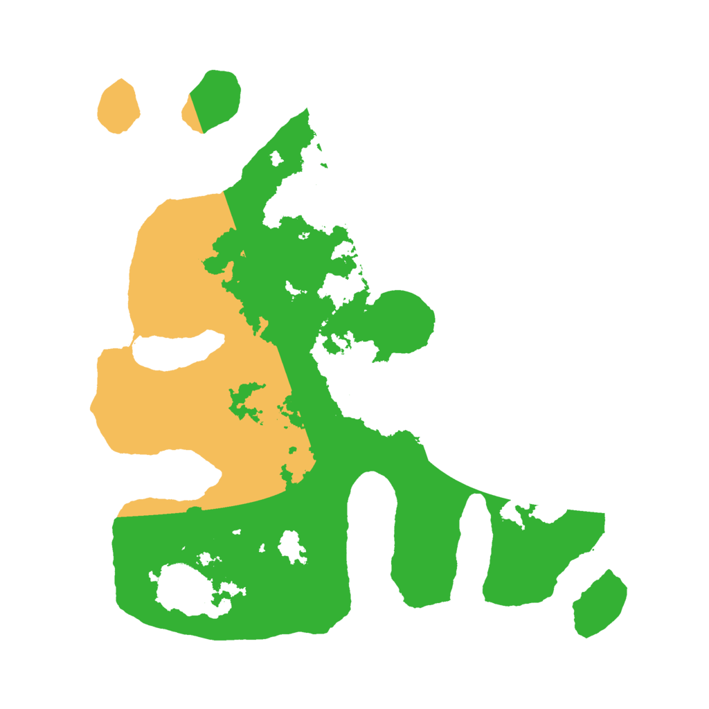 Biome Rust Map: Barren, Size: 3000, Seed: 1996