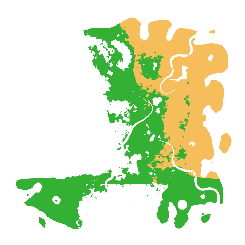 Biome Rust Map: Procedural Map, Size: 4500, Seed: 11573521