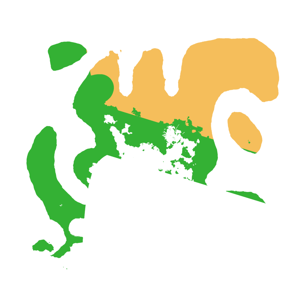 Biome Rust Map: Barren, Size: 3000, Seed: 821903