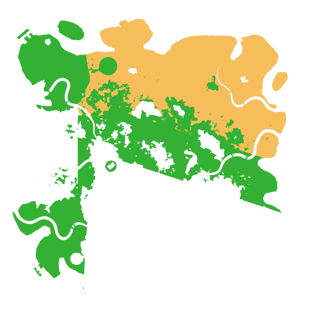 Biome Rust Map: Procedural Map, Size: 4500, Seed: 112009