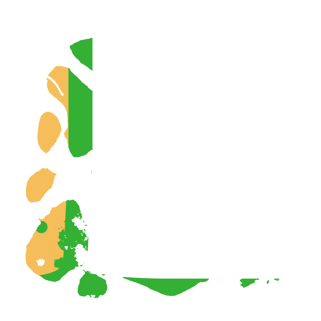 Biome Rust Map: Procedural Map, Size: 3500, Seed: 3840