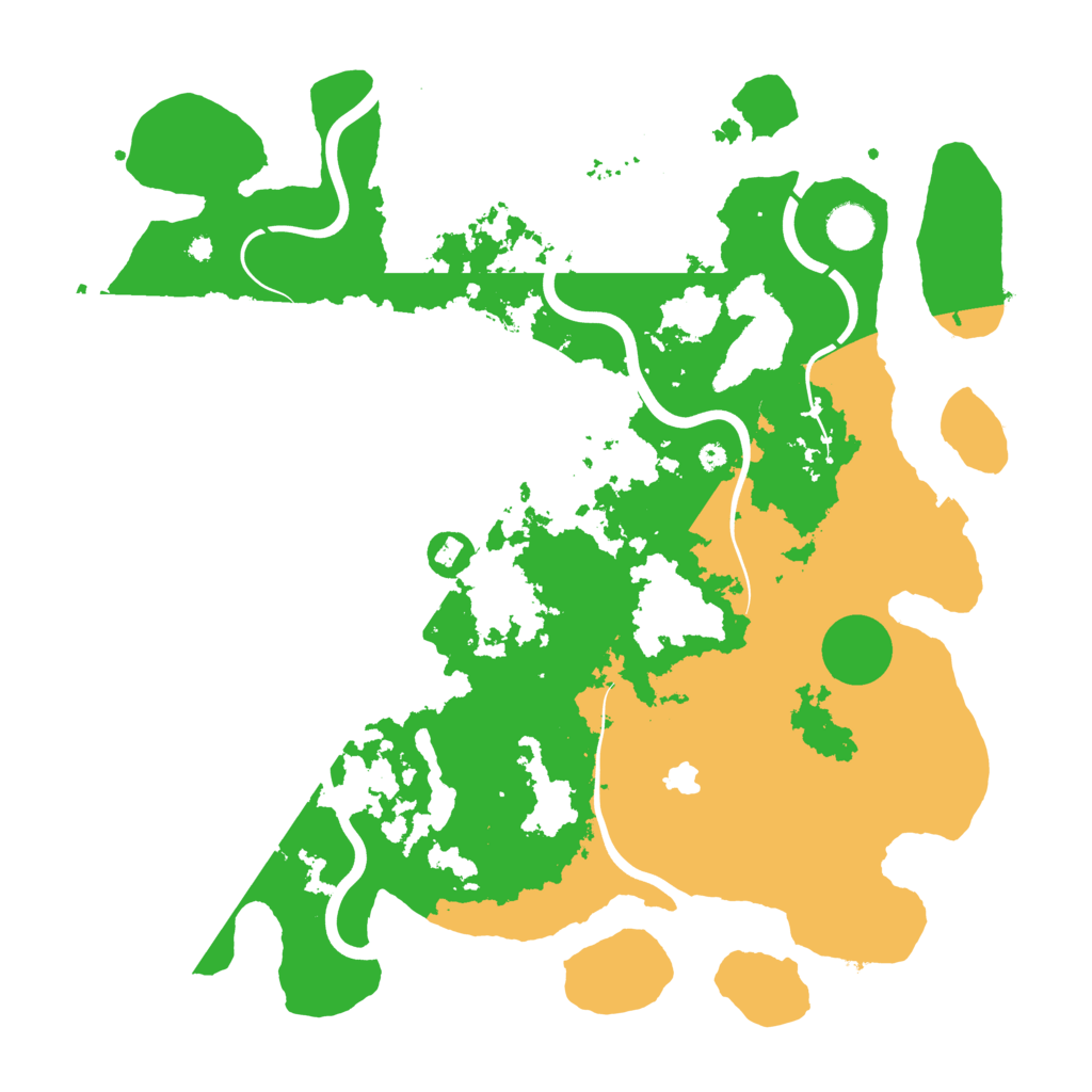 Biome Rust Map: Procedural Map, Size: 4096, Seed: 102009