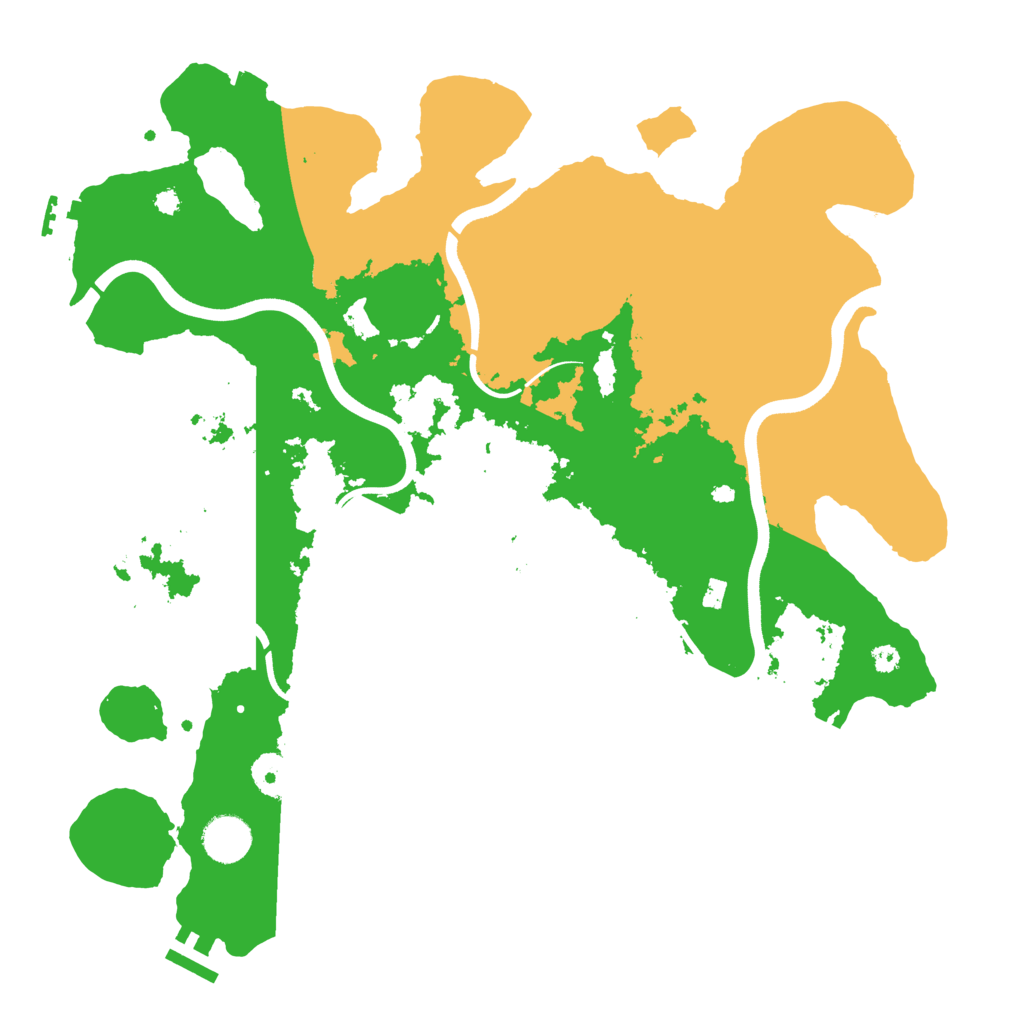 Biome Rust Map: Procedural Map, Size: 3750, Seed: 537430465