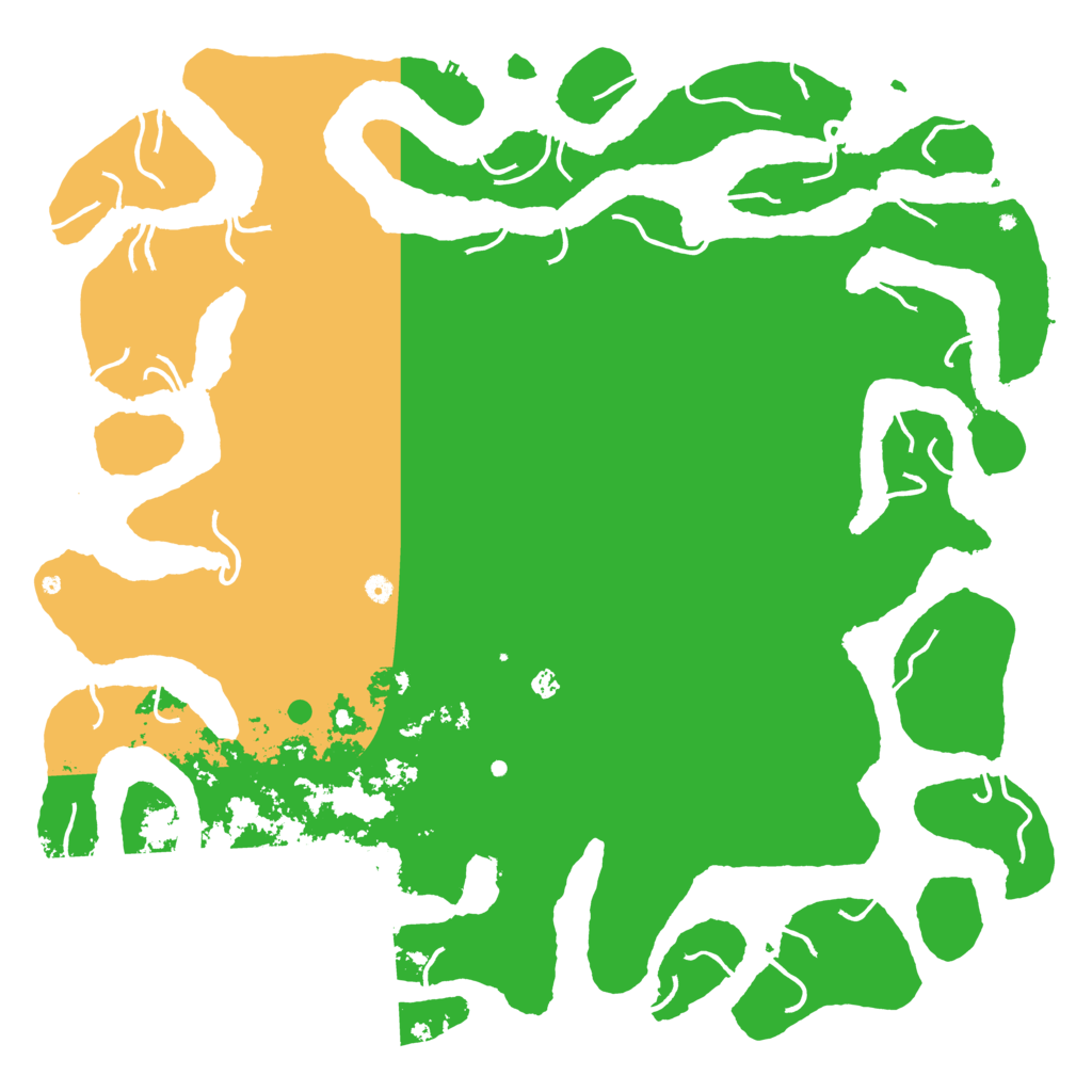 Biome Rust Map: Procedural Map, Size: 6000, Seed: 89615761