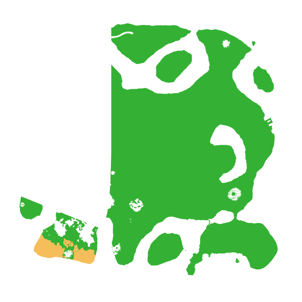 Biome Rust Map: Procedural Map, Size: 3500, Seed: 848371482