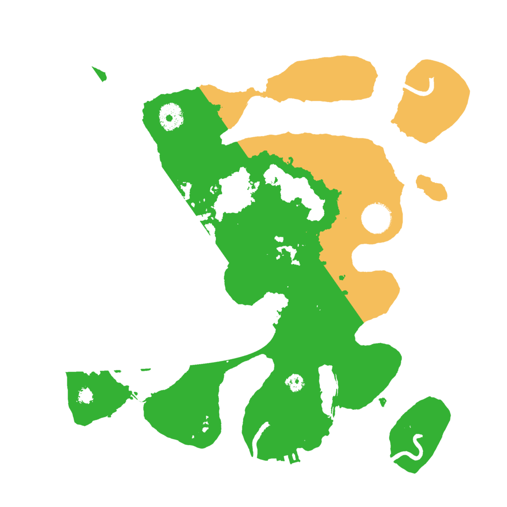 Biome Rust Map: Procedural Map, Size: 3000, Seed: 796025