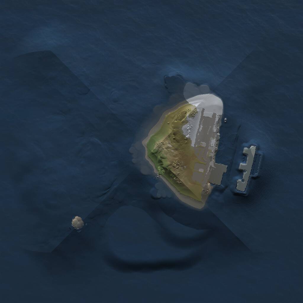 Rust Map: Procedural Map, Size: 1000, Seed: 1234765, 2 Monuments