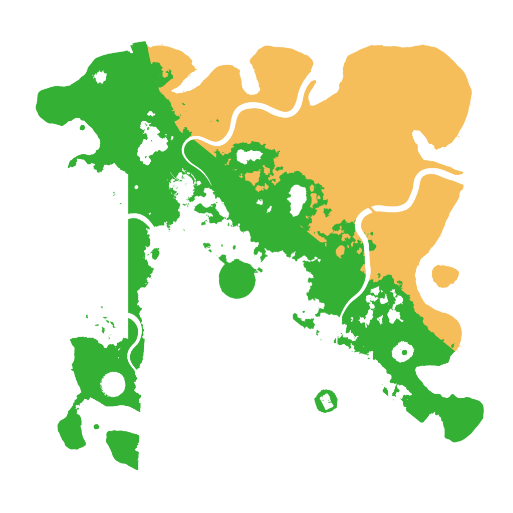Biome Rust Map: Procedural Map, Size: 3750, Seed: 18638343